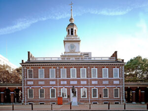 Independence Hall Philadelphia - - USA’s østkyst i bil eller tog
